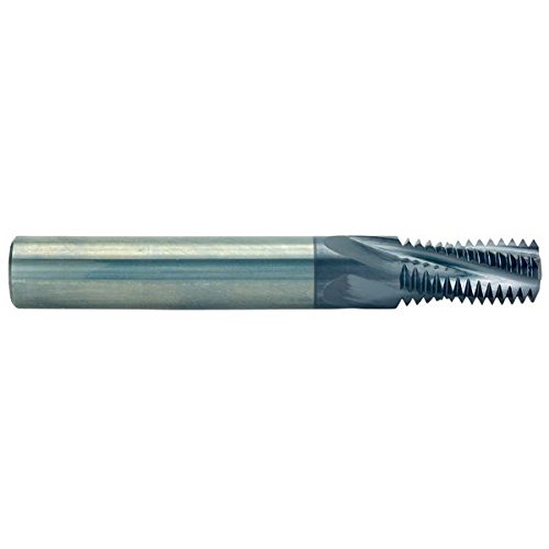 RUSHMORE 1/2"& 3/4"- 14 Pitch NPT Helical Flute Carbide Thread Mill w/TiAlN