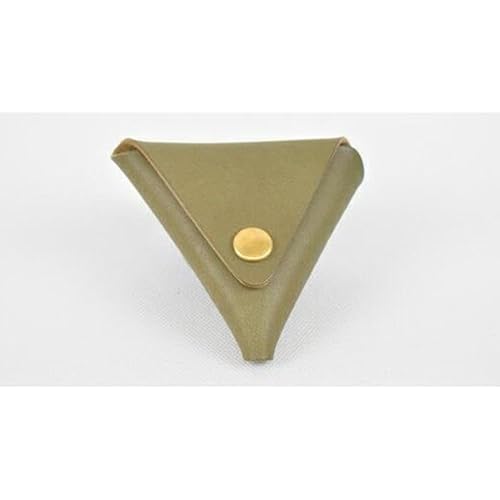 [minca] 栃木レザーの三角コインケース小 小銭入れ コンパクト 小さめ/Coin purse 01/オリーブ 469[雑貨 ファッション 人気]