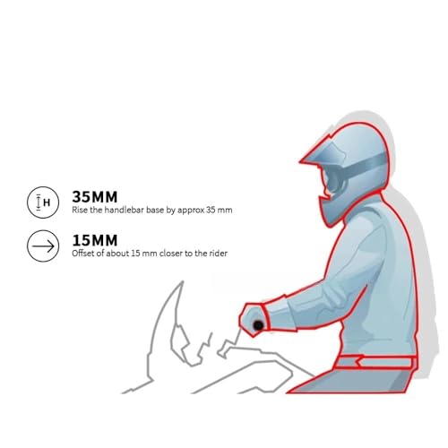 Guidon riser NT1100 accessoire de finition premium pour la moto