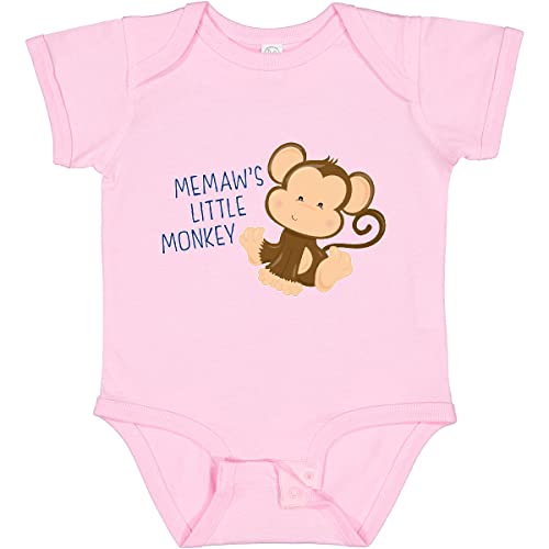 inktastic Memaw's Little Monkey Baby Bodysuit