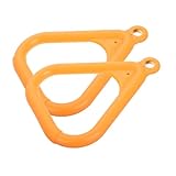  Toddmomy 2 Pièces Anneaux de Gymnastique Triangle de Anneaux de Traction Stables pour Entraînement Extérieur Fitness Accessoire Polyvalent pour Musculation Gymnastique