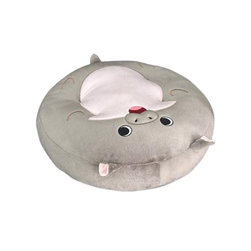 Uozonit Cojín de asiento suave para silla, cojín de asiento multifuncional de dibujos animados, bonitos cojines de asiento, almohada acogedora para cama, sala de estar, dormitorio