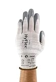 Ansell HYFLEX 11-100 Cut-Resistant Foam Nitrile Coated Nylon Gloves w/Touchscreen Compatibility for