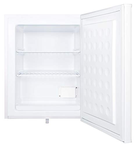Image of Summit Appliance FS30LPLUS2 Accucold Compact All-Freezer, 1.8 cu.ft Capacity, Manual Defrost, Wire Shelving, Adjustable Thermostat, Buffered Temperature Probe, NIST Calibrated Thermometer