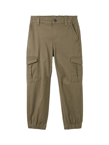 TOM TAILOR Jungen Kinder Basic Regular Fit Cargo Hose, 10415 - Dusty Olive...