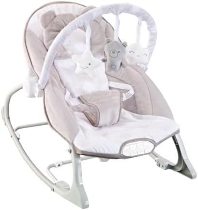 Cadeira de Descanso Bebê Musical Polar Bege 18kgs Maxi Baby