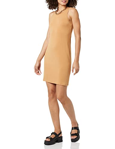 Image of Amazon Essentials Women's Lightweight Jersey Slim-Fit Tank Mini Dress
