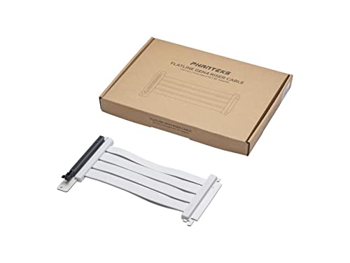 PCI-E 4,0 x 16 Riser Flachband-Kabel, 90 gradi, 22 cm - Scheda video - Immagine 4