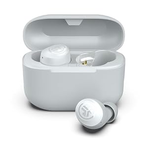 JLab Go Air Pop+ True Wireless Kopfhörer - Bluetooth, Wolkenweiß