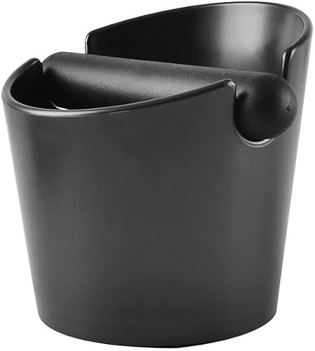 Espresso Knock Box 4.8 Inch Shock-Absorbent Durable Barista Style Coffee Knock Box With Removable Knock Bar and Non-Slip Base Espresso Dump Bin Coffee grounds container