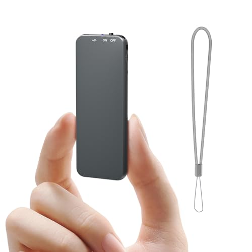 Registratore vocale Howabo da 128 GB (1800 ore) con riproduzione, ...