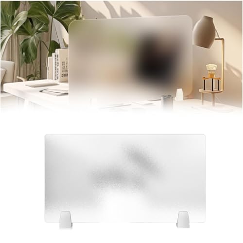 Image of Abrasive Desk Divider Privacy Panel 16 24 31.5 39 47 in Length, Desk Privacy Board for Visual Distractions, Privacy Desk Panel Protective for Home/Work(1PC,L x H 27.6in x 20in/70 x 50cm)