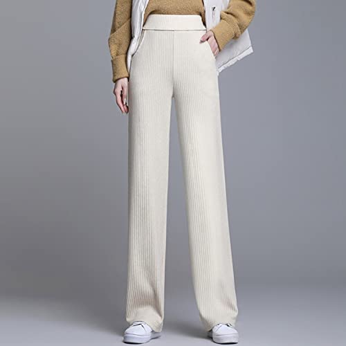 Pantalon large femme hiver doux et épais pour ne plus jamais avoir froid