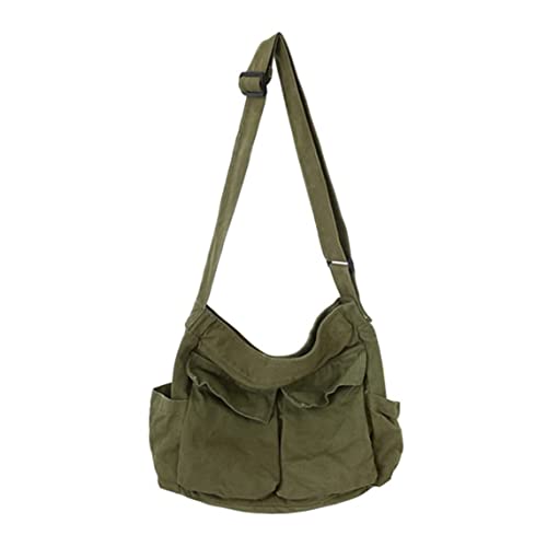 Sac à bandoulière de voyage en toile multi-poches idéal pour vos trajets du domicile au bureau
