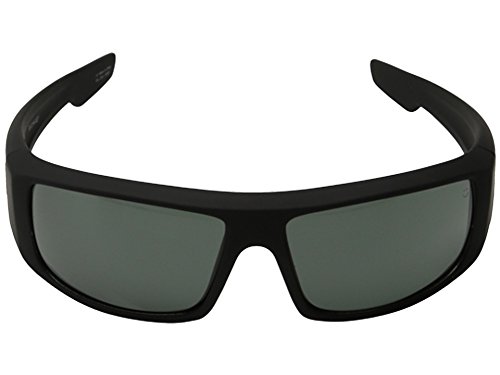 Spy Optic Logan Sunglasses Matte Black with Grey Green Lens2