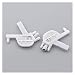 Produktbild APAAZO 10PCS Drucker Tinte Dämpfer Kompatibel Mit Epson Stylus Pro 7600 9600 R2100 R2200 F138040 F138050 7 Farben Ecosolvant druckkopf Tinte Dumper (Color : Damper)