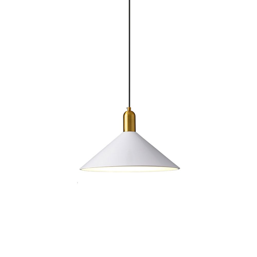 Lustre suspension multicolore en cuivre et fer avec douille E27 pour îlot de cuisine