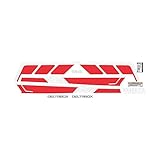  Kit de Pegatinas compatibles con moto clásica Yamaha TZR 80 negra sin carenado Mod.2