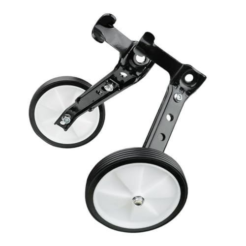 Ruedas de Entrenamiento Ajustables NOLITOY para Bicicleta, Estabilizador Trasero Negro, Ruedas Auxiliares de Equilibrio para Aprendizaje de Bicicleta Infantil miniatura 1