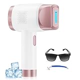 Laser Hair Removal for Women and Men, IPL with Ice-Cooling System for Nearly Painless And Long-Lasting Result At-Home Permanent Hair Removal Device 999999 Flashes for Whole Body Use