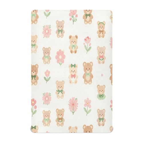 Drap-housse berceau standard microfibre 71x132 cm portable - 2