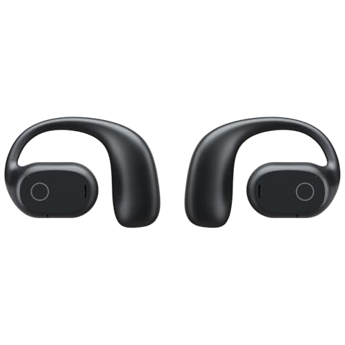 Image of iLive Electronics 16mm Driver Clear Truly Wireless Open Ear Earbuds, Black, IAEBTO34B