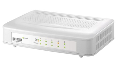 I-O DATA 省電力機能搭載 1000BASE-T対応 5ポートレイヤー2スイッチングハブ ETG-ESH5