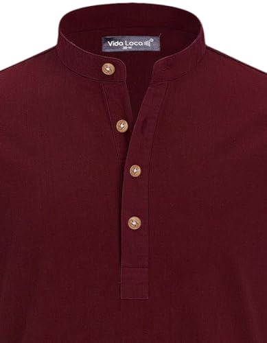 Image of Univibe Men Solid Cotton Blend Straight Kurta Shirt