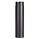 FIREFIX R120/5 Ofenrohr aus 2 mm starken Stahl (Rauchrohr) in 120 mm Durchmesser, für Kaminöfen und Feuerstellen, Senotherm, schwarz, 500 mm lang