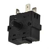 3-poliger 5-poliger Selektor, kompatibles elektrisches Heizteil, bewertet 250 V, 16 A für Heizungsreparatur und Installation (3-polig)
