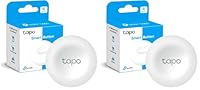 Tapo S200B - Intelligente Taste, benutzerdefinierte Aktionen, intelligente Gerätesteuerung, EIN-klick-Aktivierung, Lange Akkulaufzeit, Hub H100 erforderlich, Weiß (Packung mit 2)