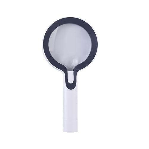 MQPALZKD 10X 25X Illuminated Magnifier Rechargeable Handheld Magnifying Glass LED ﻿