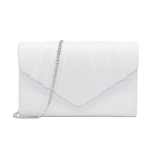 Milisente Clutch Damen, Elegante Samt Clutch Umschlag Crossbody Klassisch...