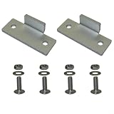 Risveglio Technics SL D2 SL Q2 SL 3200, kit di riparazione per giradischi in metallo, include 2 staffe e ferramenta, facile installazione, argento