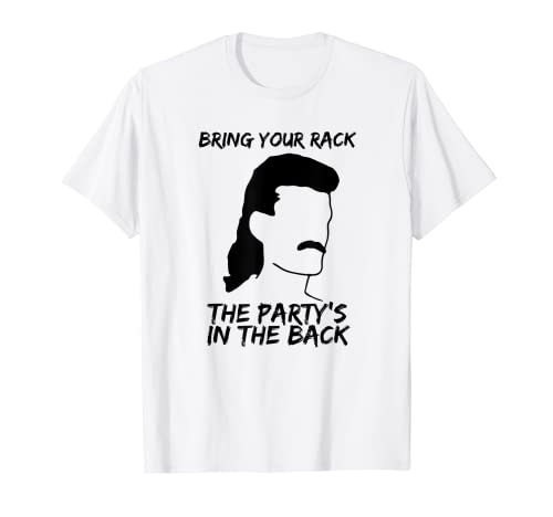 80s Mullet Lover Redneck Hair Haircut Funny Hillbilly Mullet T-Shirt