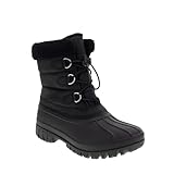 Chooka Ladies Cold Weather Waterproof Snow Boot, Black, 8