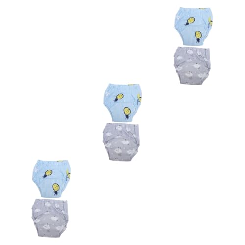 UPKOCH 6 Peças Calças de treino calças de treinamento potty fralda reutilizável calcinha absorvente