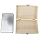Holz-Geld-Aufbewahrungsbox, 20PCS Hartgeld-Schutzbox Holz-Papier-Geldhalter mit Deckel für Freunde, Familie oder Liebhaber