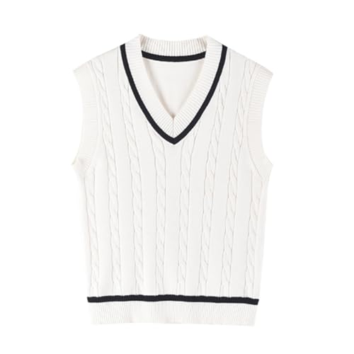 LittleSpring Neutral Boys Girls School Uniform V-Neck Sweater Vest
