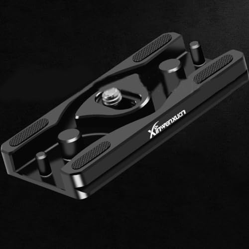 Adaptador de liberación rápida de aluminio para trípode de cámara 6