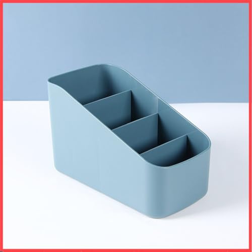 Image of wolpin 1 Piece Plastic Storage Box Multipurpose Desktop /Kitchen & Home Organiser Box for Wardrobe, Stationary items (16.5 x 9 x 10.5 cm)