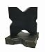 PRESS PLATES 1"X 5"X 5" ARBOR V-SHAPE SET