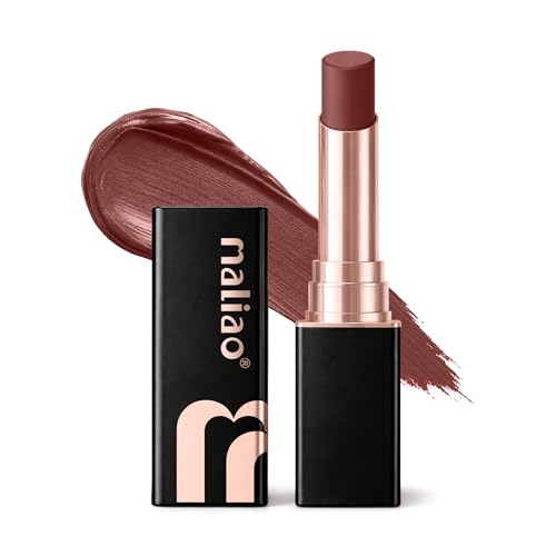 Image of Maliao Made To Stay Lipstick | Non-Transfer Lipstick | Matte Finish | Long-Lasting & Smudge-Proof Formula | Comfortable All-Day Wear | Brown sugar | 3.8g