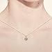 KEVIN N ANNA Sterling Silver Star of David Charm - Faith Charm Necklace, 18