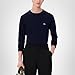 Lacoste Men's Long Sleeved Cotton Pima T-Shirt, Navy Blue, Small