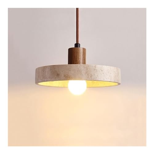 Suspension Pierre Naturelle Wabi-Sabi pour Illuminer votre Salle à Manger avec Élégance