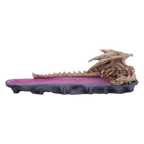 Nemesis Now Quemador de Incienso esquelético, Morado, 26,7 cm
