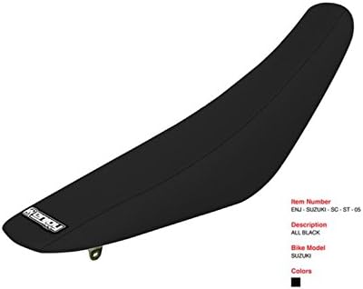 Enjoy Mfg Seat Cover - Compatible Fit for 2005-2007 RMZ450 RMZ 450 - All Black #298