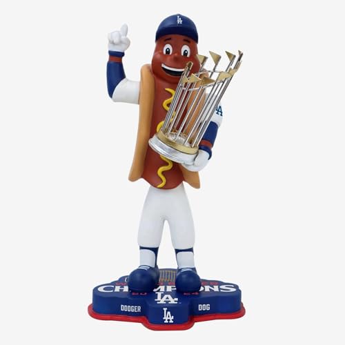 Dodger Dog Los Angeles Dodgers 2024 World Series Champions Bobblehead MLB