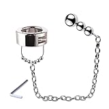 Men's Metal Weighted Suspension Ball Rings, Multi-Functional Stretching Training Accessories-USRF62 (Three Balls)